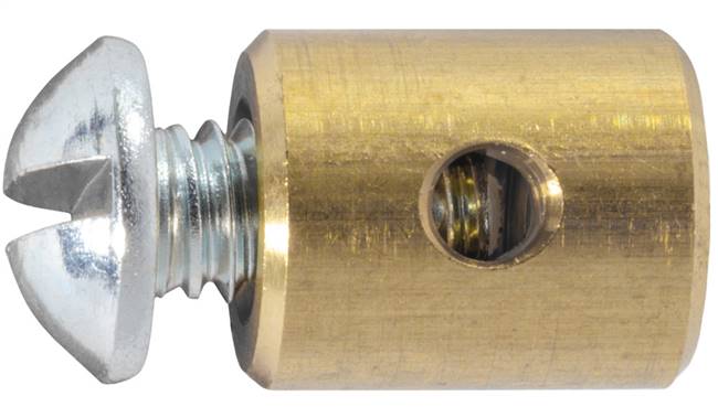 3/32" (0.093) Wire-Cable Stop w/ Screw