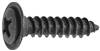 #8 X 3/4" Phillips Oval Head Sems Flush Washer Tapping Screw - Black Oxide