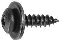 M4.2-1.41 X 15mm Phillips Pan Head Sems Washer Tapping Screw - Black Oxide