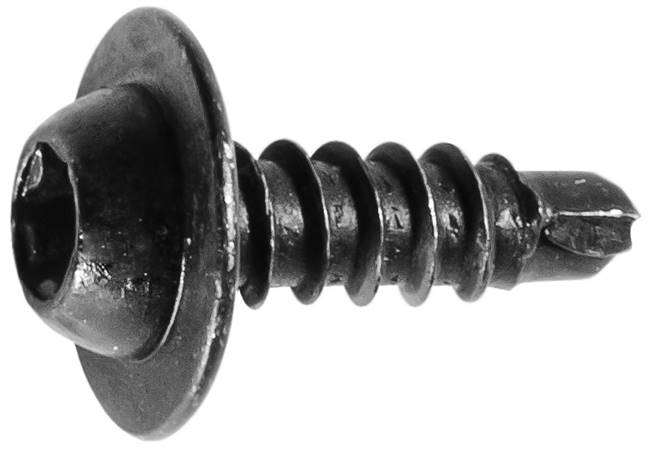 M4.2-1.41 x 13mm  Torx Washer Head Tapping Screw w/ TEK Point - Black Oxide