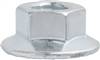 3/8"-16 Spin Lock Nut w/ Serrations 7/8" Diameter - Zinc Finish