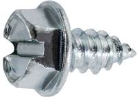 #14 x 1/2" Slotted Hex Washer Head Tapping Screw - Zinc