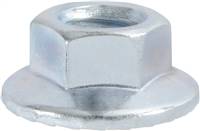 5/16"-18 Thread 13/16" OD Spin Lock Nut w/ Serrations - Zinc Finish