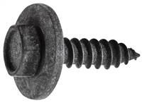 M4.8-1.61 x 19mm Hex Head Sems Tapping Screw - Black Finish