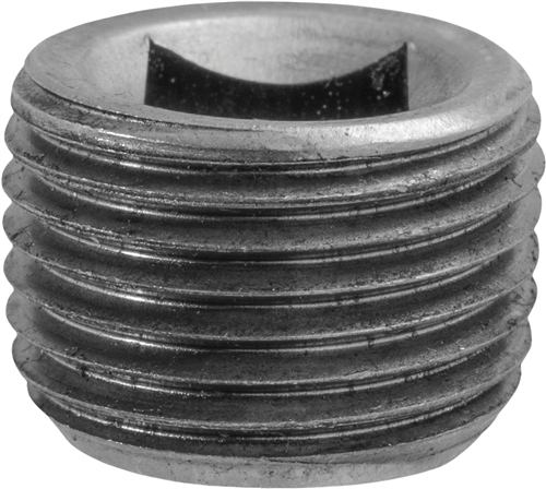 7/16" Square Countersunk Pipe Plug