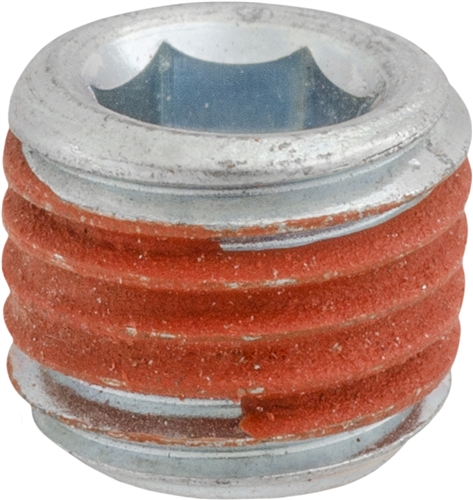 1/4" Hex Countersunk Pipe Plug w/ Sealant