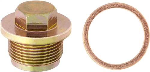 M26-1.5 Drain Plug w/ Copper Gasket Seal