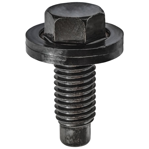 M12-1.75 Drain Plug w/ Rubber Washer Face