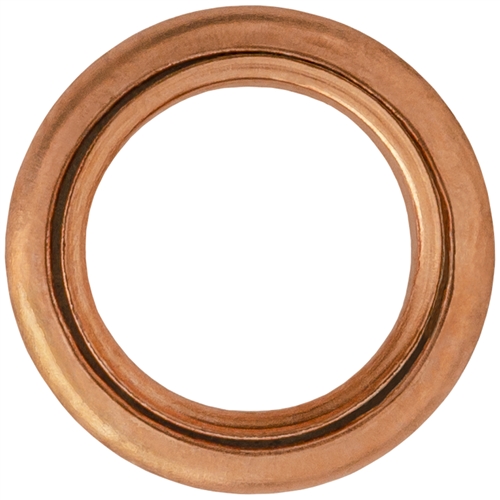 M6 x M10 Crushable Copper Gasket