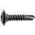 #4.2 X 20mm Phillips Oval Head TEK Tapping Screw - Black Finish