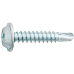 #8 X 7/8" Phillips Round Washer Head TEKS Tapping Screw - Zinc Finish