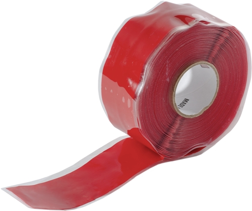 Self Fusing Silicone Tape - Red - 1" X 20'