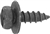 M6.3-2.5 x 18mm Phillips Indented Hex Head Sems Tapping Screw