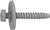 M4.2-1.41 x 25mm Bumper, Fender Apron & Moulding Hex Head Sems Tapping Screw