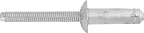 Blind Rivet 1/4" Steel Rivet & Mandrel Grip: 0.425”-0.504”