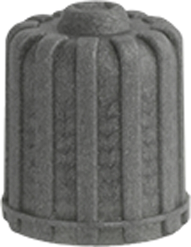 100 Grey Plastic TPMS Valve Cap with Seal
