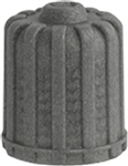 25 Grey Plastic TPMS Valve Cap with Seal