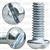 8-32 X 1/2 Slotted Round Hd Machine Screw Zinc