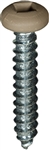 #6 X 3/4 - Pan Head Square Drive Screws - Tan Painted Head