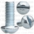 10-32 X 1/2 Slotted Round Hd Machine Screw Zinc