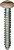 #6 X 1 - Pan Head Square Drive Screws - Tan Painted Head