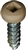 #8 X 1/2 - Pan Head Square Drive Screws - Tan Painted Head