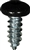 #10 X 1/2 - Pan Head Square Drive Screws - Black Painted Head