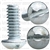 10-24 X 1/2 Slotted Round Hd Machine Screw Zinc