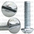 10-24 X 3/4 Slotted Round Hd Machine Screw Zinc