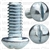 12-24 X 1/2 Slotted Round Hd Machine Screw Zinc