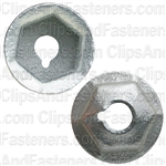 #8-32 Washer Lock Nut 15/32" O.D. 11/32" Hex Zinc