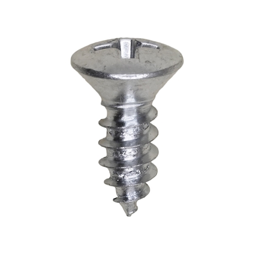 No 10 X 1/2 Phillips Oval Head Tap Screw Zinc