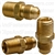 Brass Male Connector 5/16 Tube Sz 1/4 Thread