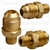 Brass Male Connector 3/8 Tube Sz 1/8 Thread