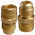 Brass Male Connector 1/2 Tube Sz 1/2 Thread