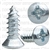 8 X 1/2 Phillips Oval Head Tap Screw Zinc