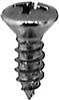 8 X 1/2 Phillips Oval Head Tap Screw Chrome