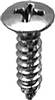 8 X 5/8 Phillips Oval Head Tap Screw Chrome