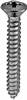 #8 X 1-1/4 Phillips Oval Head Tap Screw Chrome