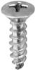 #10 X 3/4 Phillips Oval Head Tap Screw Chrome