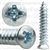 10 X 1 #6 Hd Phillips Oval Hd Tap Screw Zinc