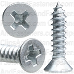 #8 X 3/4" Phillips Flat Head Tapping Screw Zinc