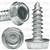 #10 X 5/8 Hex Washer Head Tapping Screw Zinc