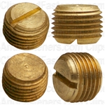 Brass Slotted Plug 1/8 Pipe Thread