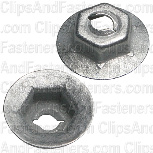 Thread Cutting Nut 1/8 Stud Size 5/16 Hex