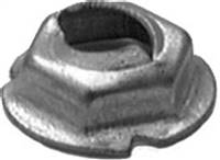 Thread Cutting Nut 1/4 Stud Size 7/16 Hex