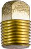 Brass Square Head Plug 1/8 Pipe Thread