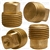 Brass Square Head Plug 3/8 Pipe Thread