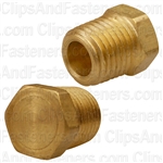 Brass Hex Head Plug 1/4 Pipe Thread