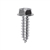 12 X 3/4 Ind. Hex Washer Head Tap Screw Zinc